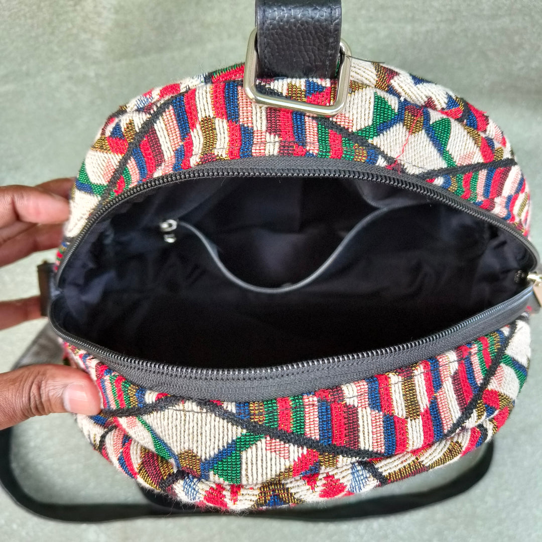 BackSwings Multicolor diamond print