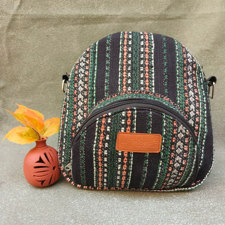 BackSwings Black with Multicolor strips