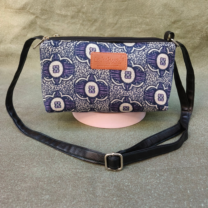 Easy Sling Blue with dot print