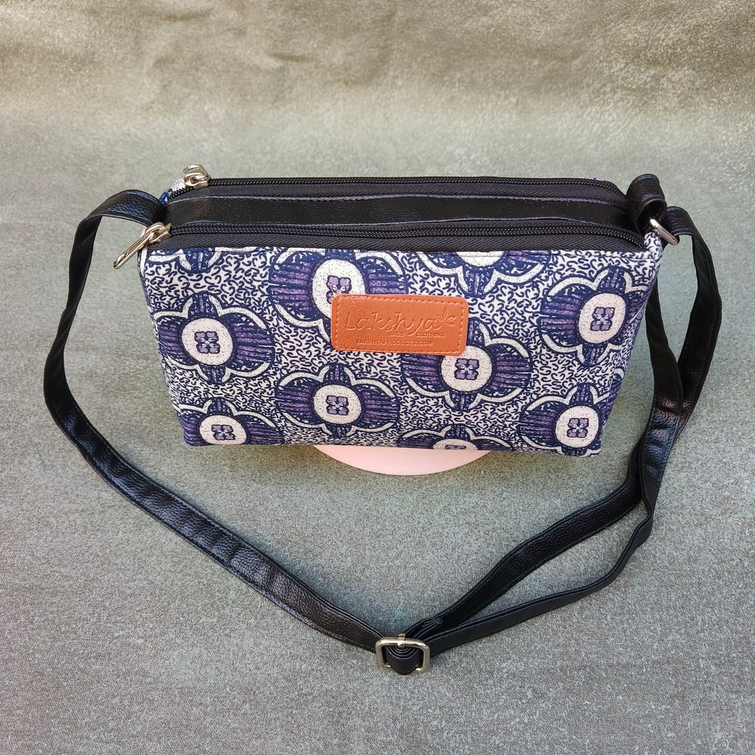 Easy Sling Blue with dot print