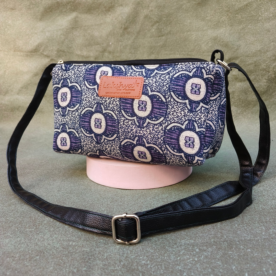 Easy Sling Blue with dot print