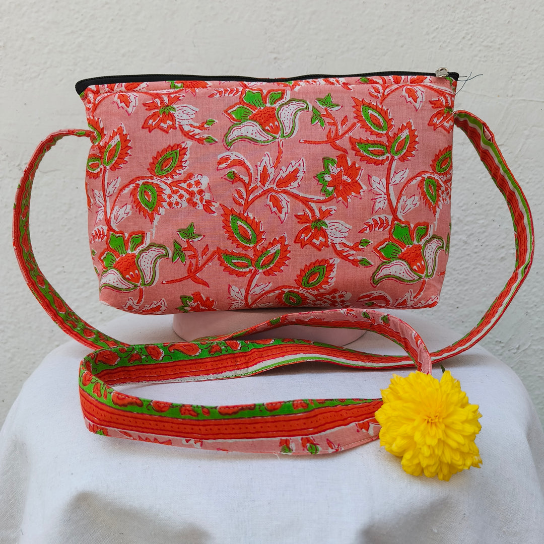 Bristlefront Everyday Peach with flower print