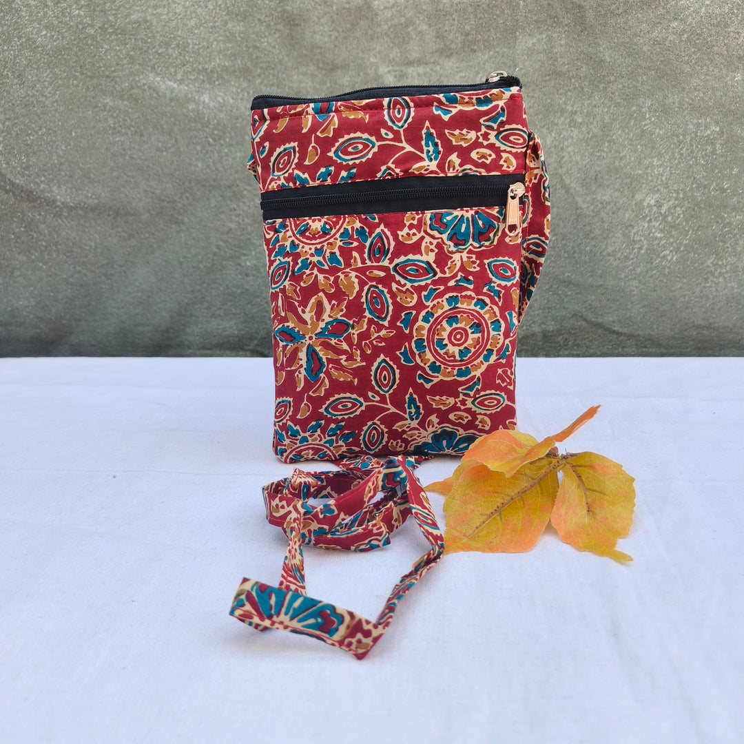 Daily Sling Brown with Flower Design