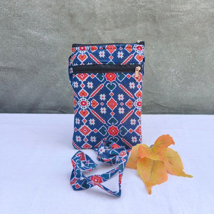 Daily Sling Blue With Shapes Design