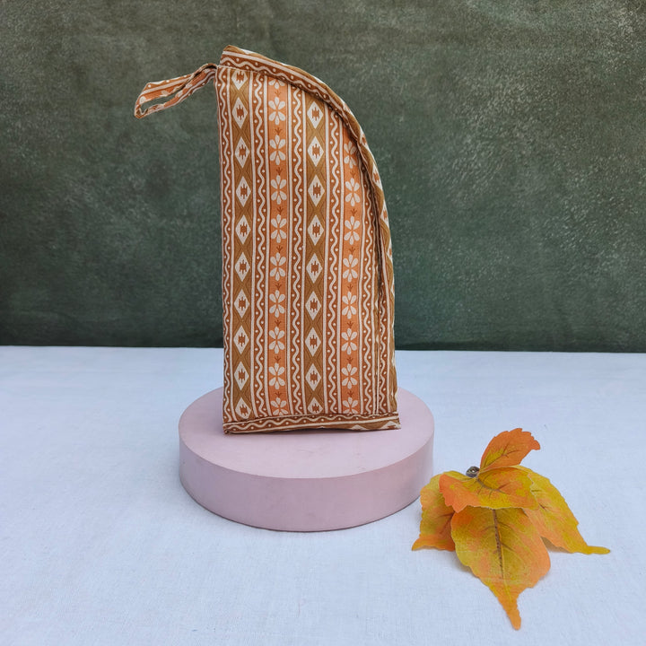 Phone Holder Light Yellow With White Print