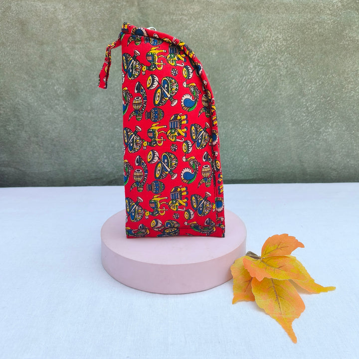 Phone Holder Red With Instrument Print