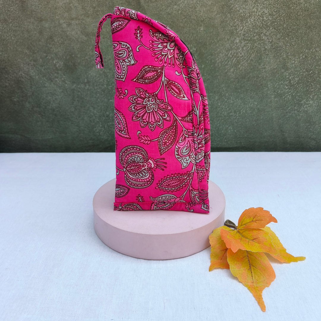 Phone Holder Pink With Flower Print