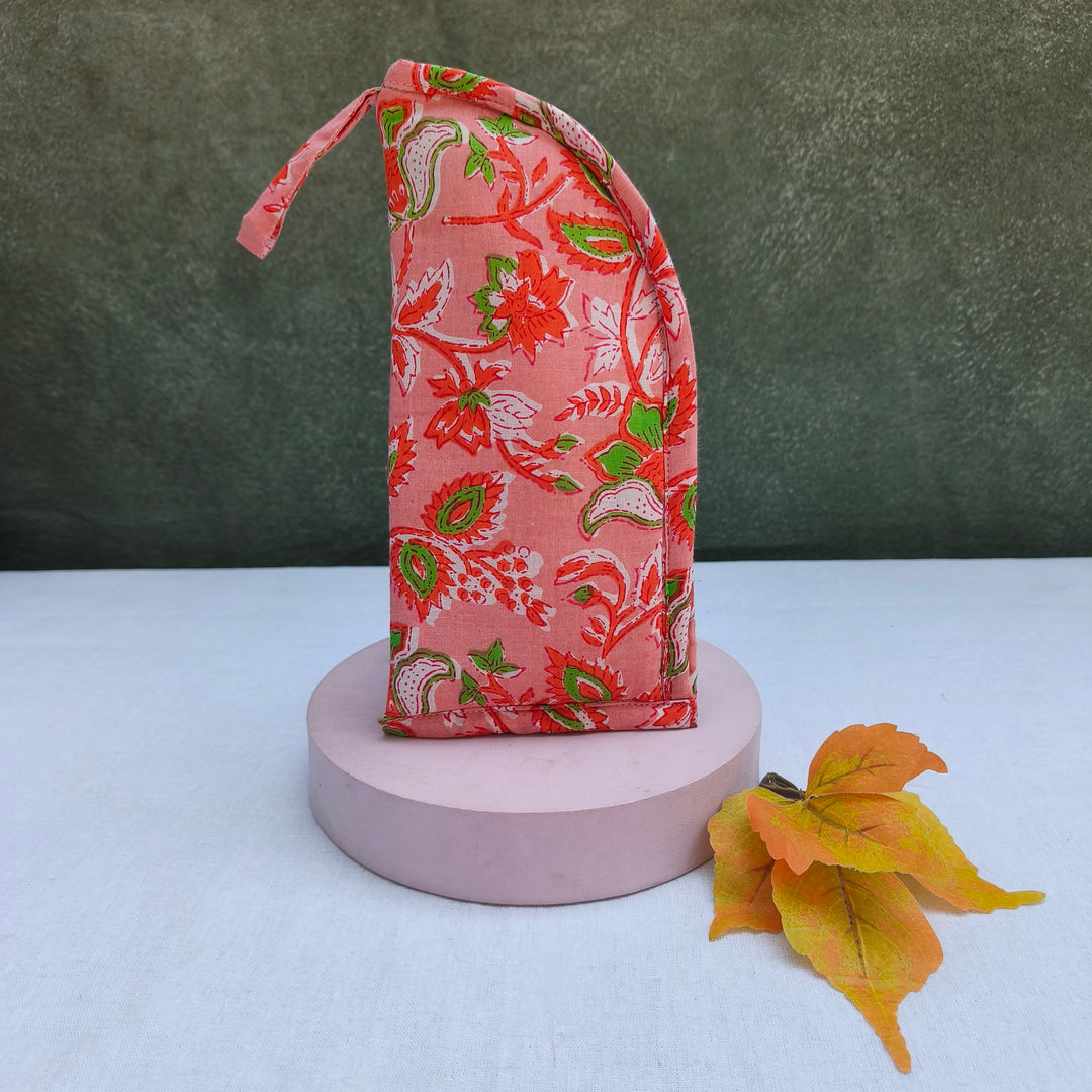 Phone Holder Sandal With Flower Print
