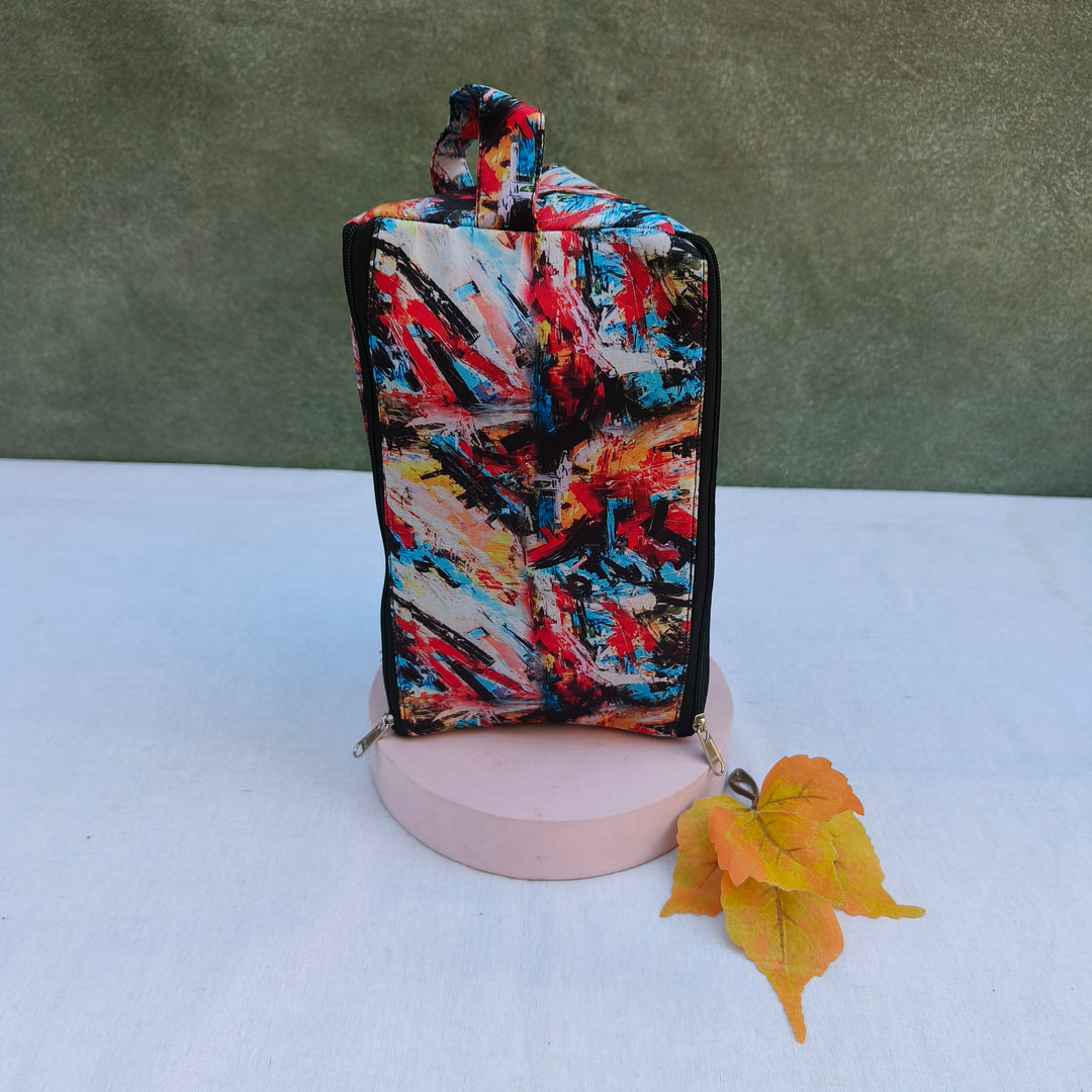 3 Way Zip Vanity Multi Color Shade Print