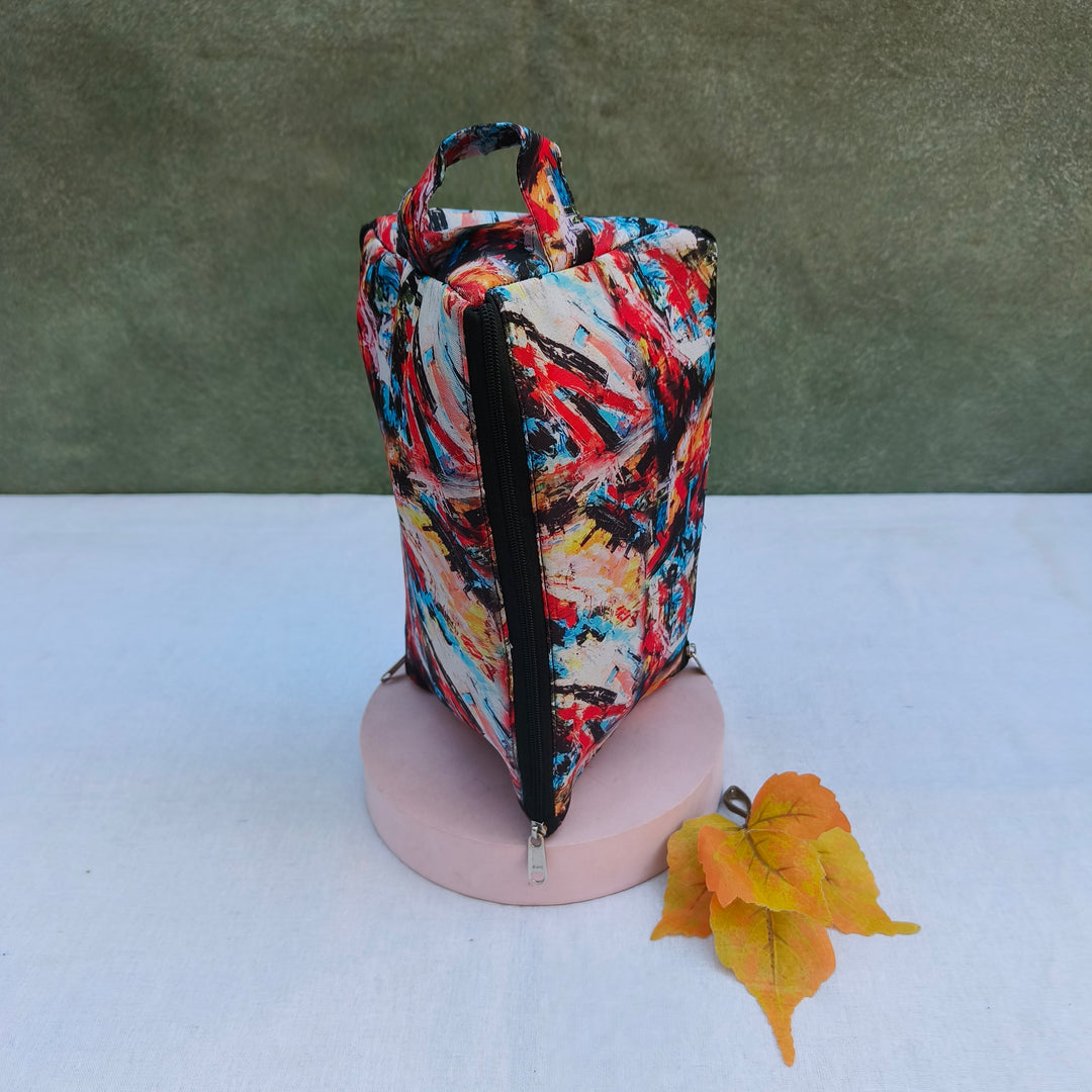 3 Way Zip Vanity Multi Color Shade Print