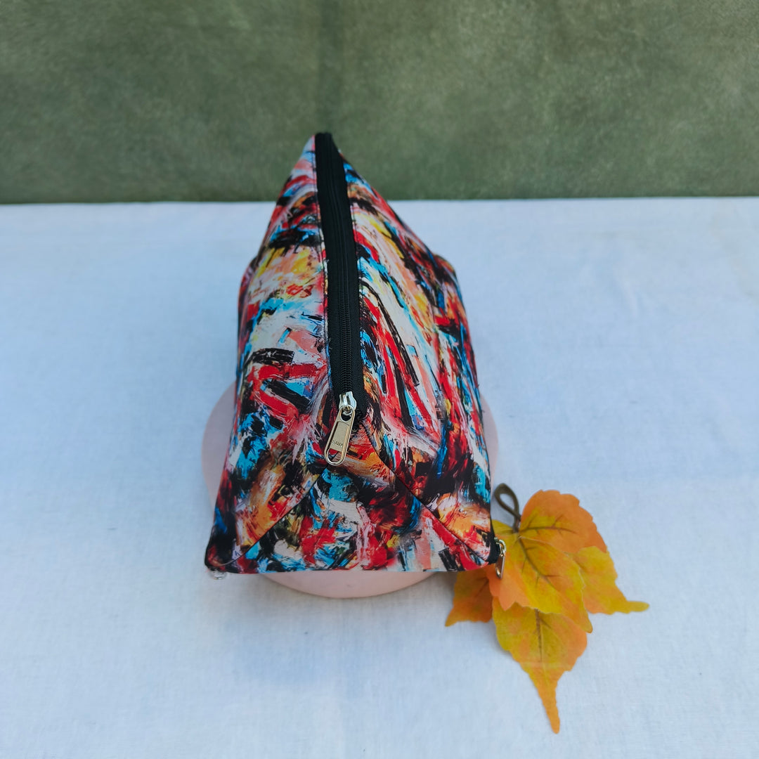 3 Way Zip Vanity Multi Color Shade Print