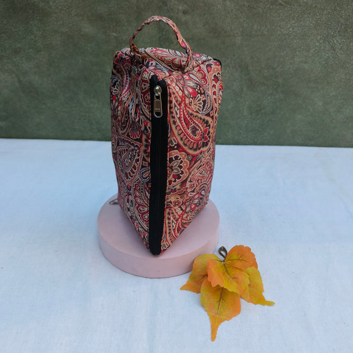3 Way Zip Vanity Sandal With Flower Print