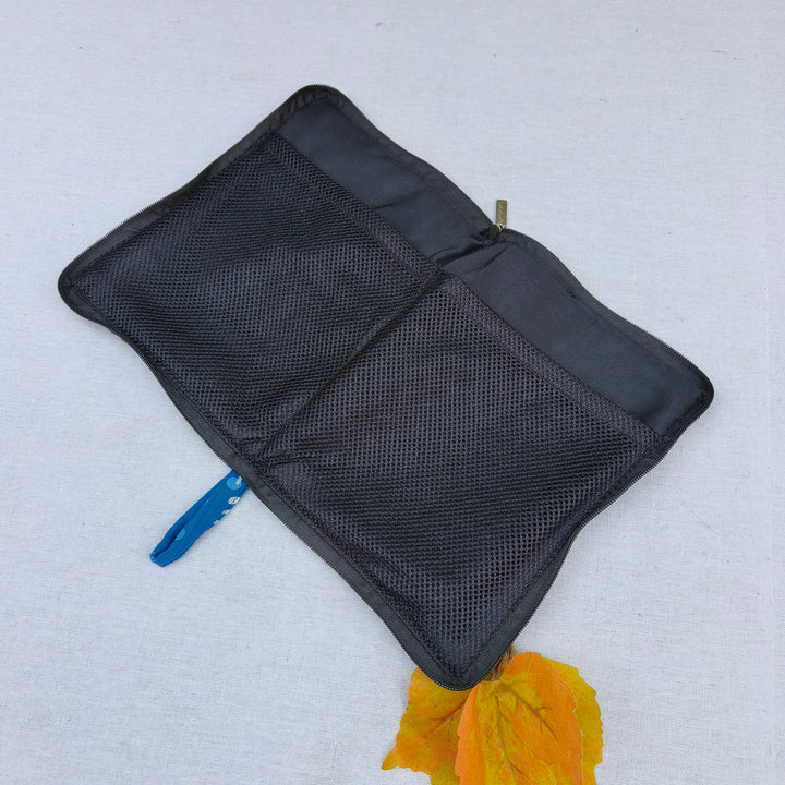 Girls Kit Pouch - Maroon with Doll Print