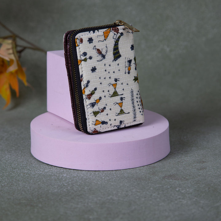 Handmade Wallets - Mini  White Colour