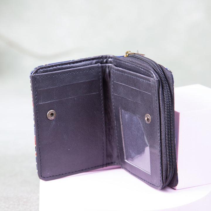 Handmade Wallets - Mini Multi-colour Small Triangle Design