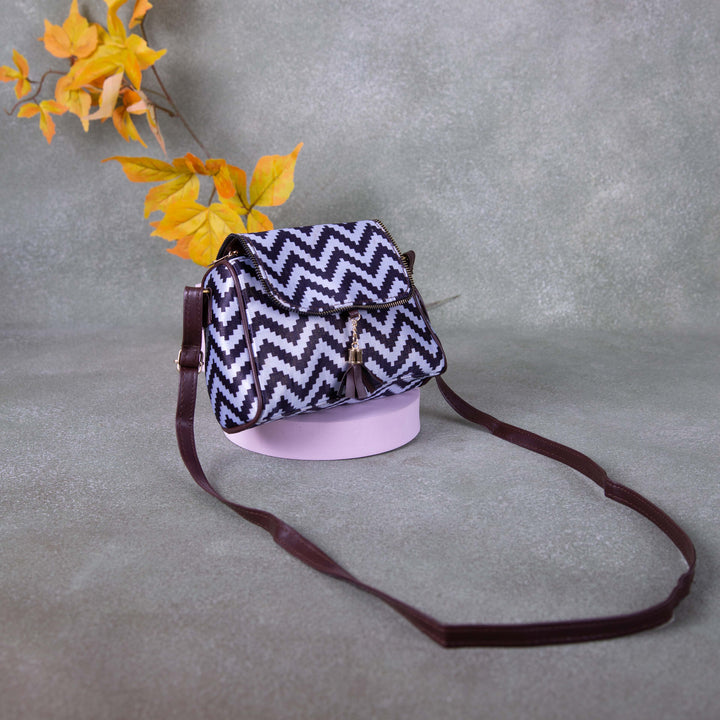 Easy Sling Blue Colour with zig zag Design