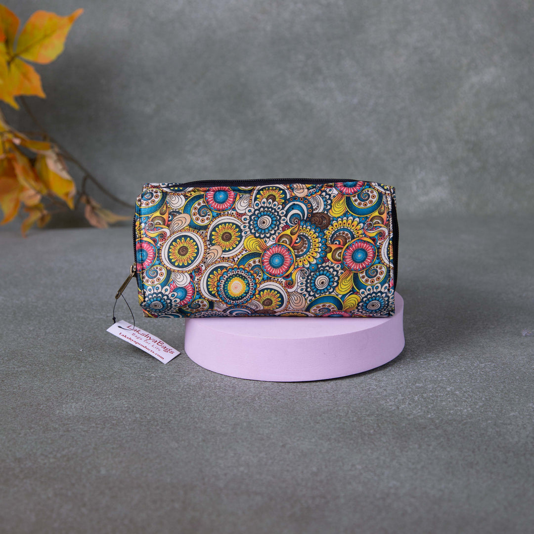 Handmade Wallets - Classic Multi-Colour Small Circle Design