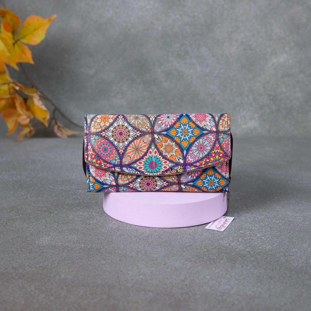 Handmade Wallets - Classic Multi-Colour with Flower Design