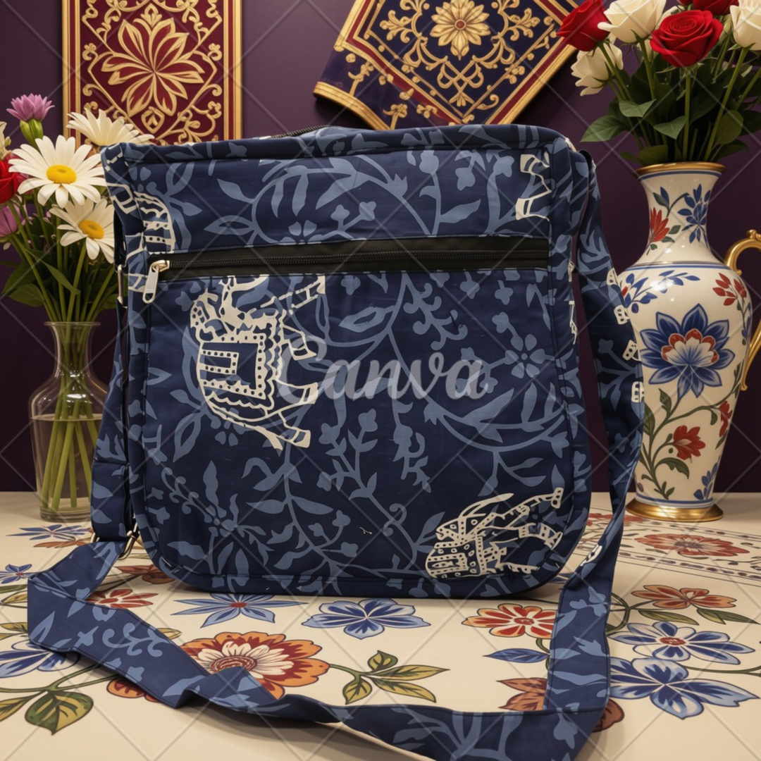 Xtra Sling bag indigo elephant