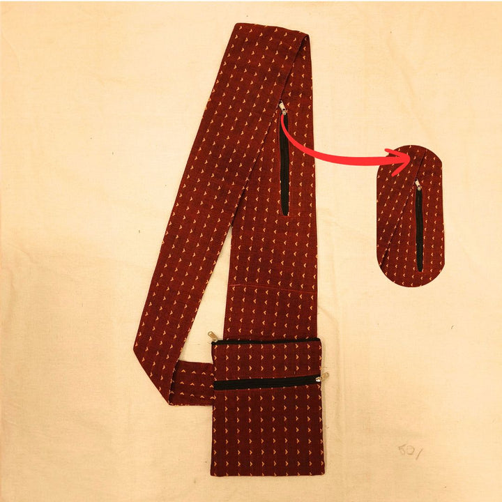Pilgrim Bag - Red dot print