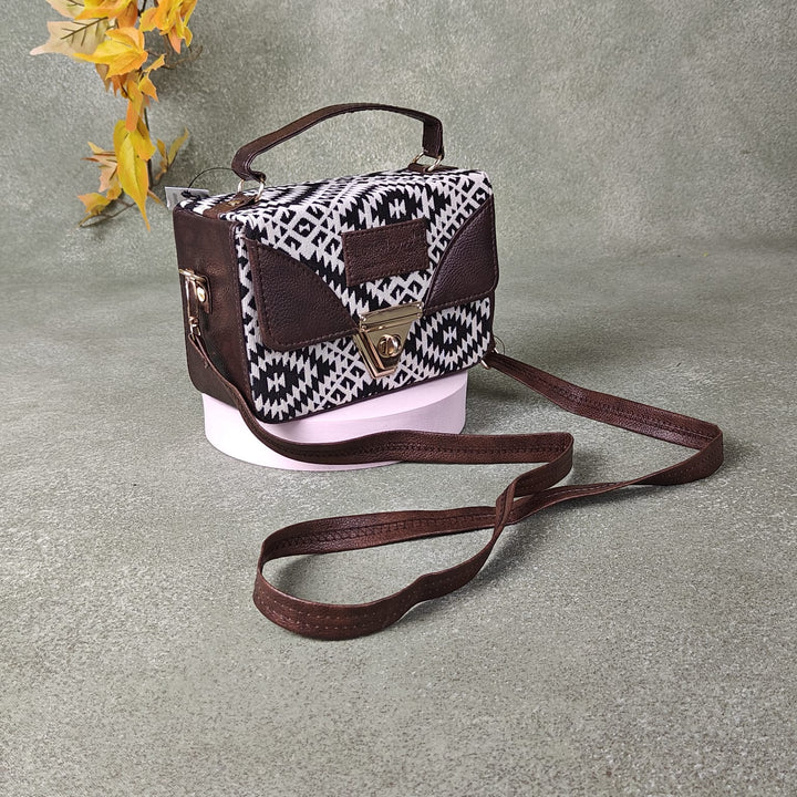 Cuboid Case Sling bags Greek Key Prints Design