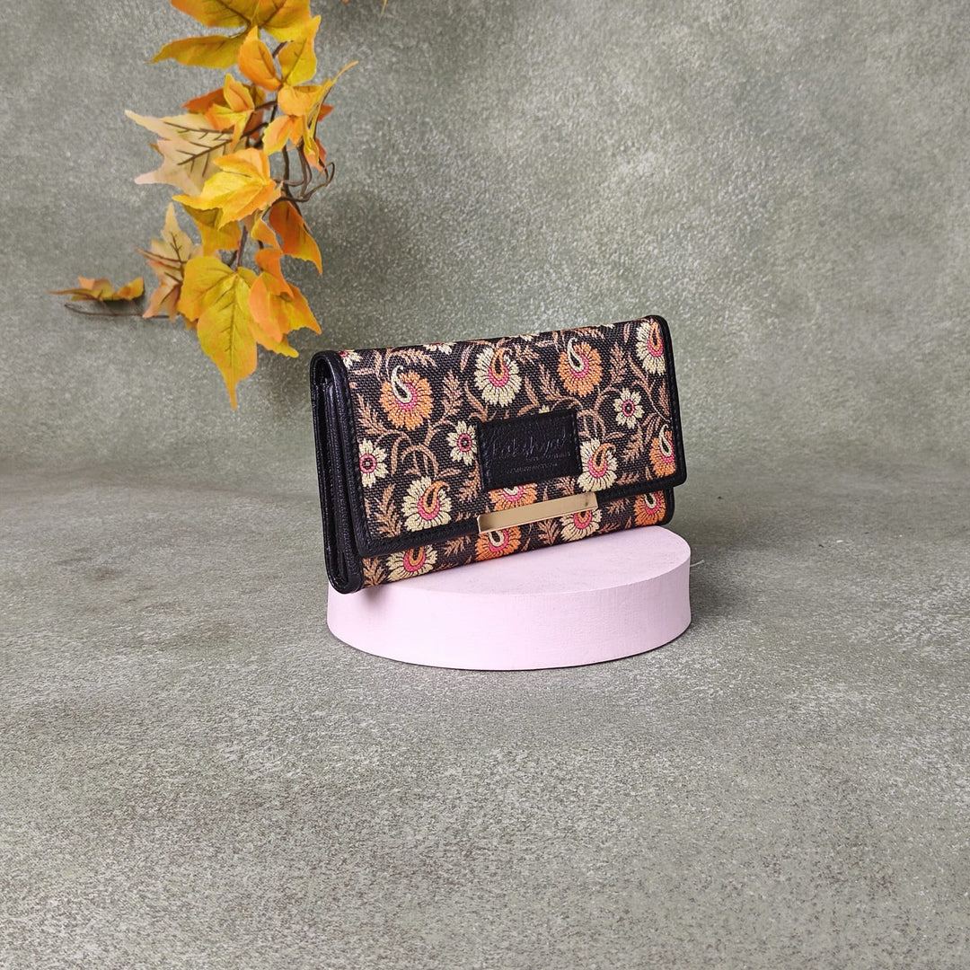 Office Wallet Floral Prints Design