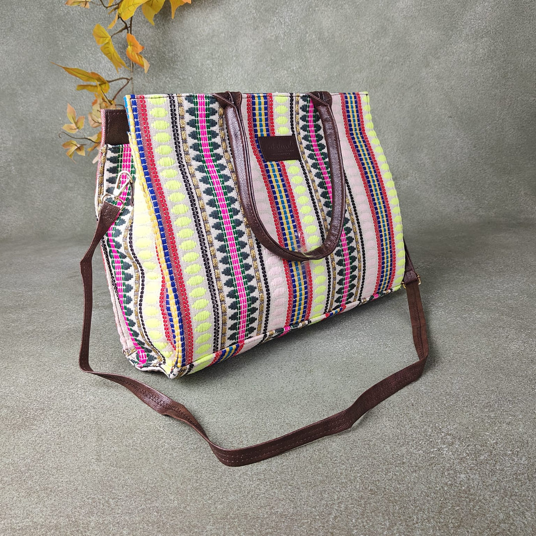 Chic Laptop Totes Indian Prints Design