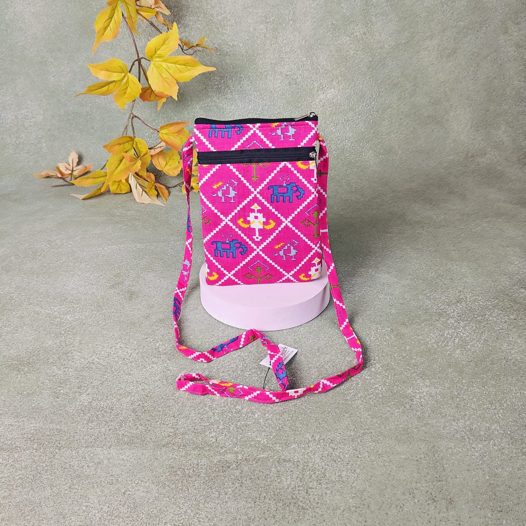 Daily Sling Pink with Graphic Prints Design