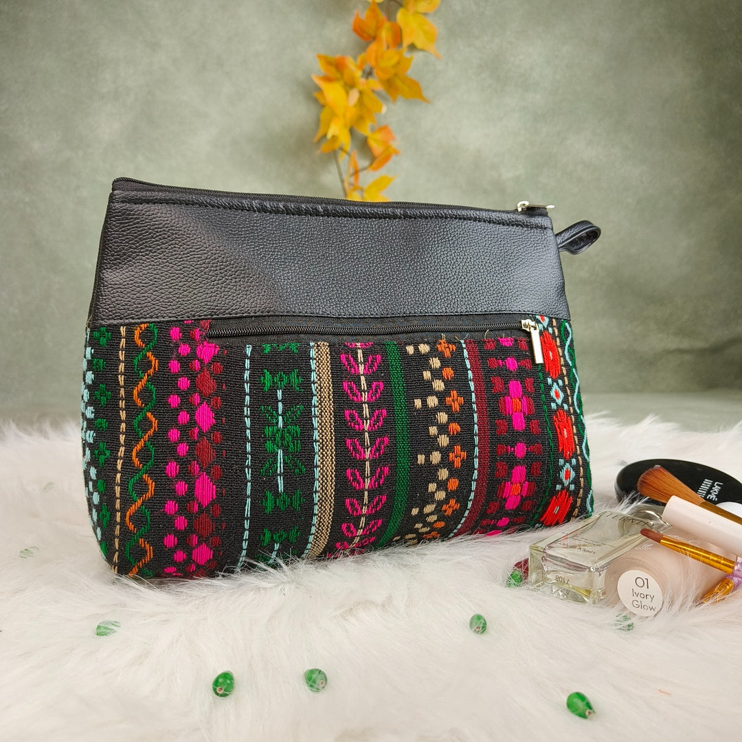 Boho Vanity Black with Multicolour Kilm Prints Design