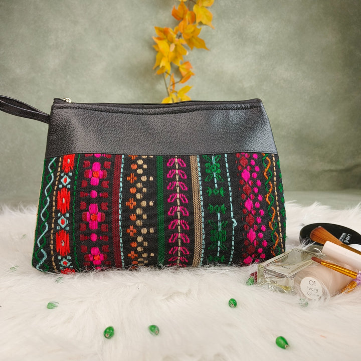 Boho Vanity Black with Multicolour Kilm Prints Design