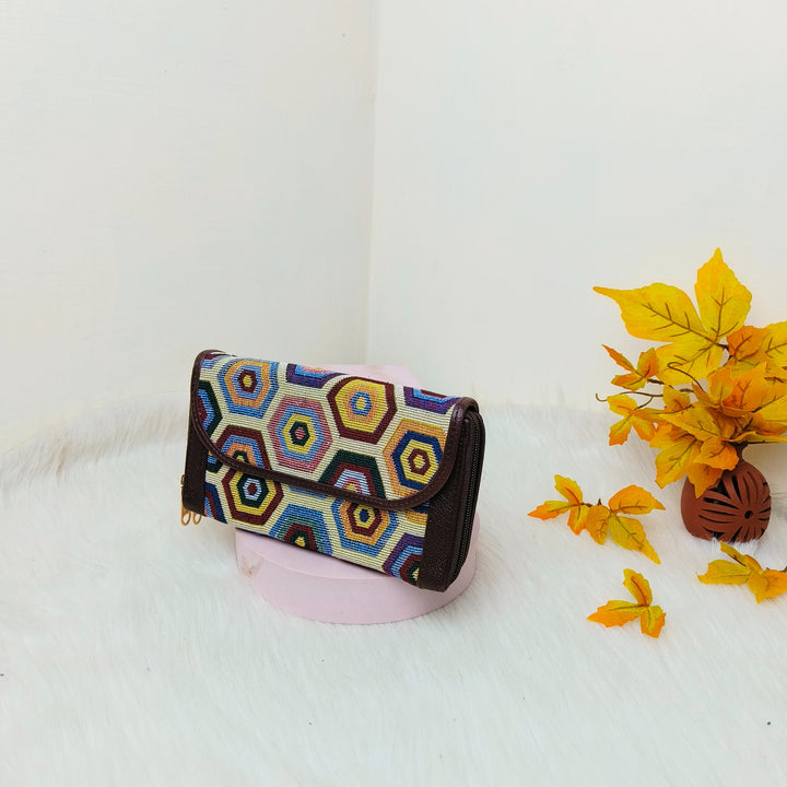 Handmade Wallets Dual Zip Suzani Prints