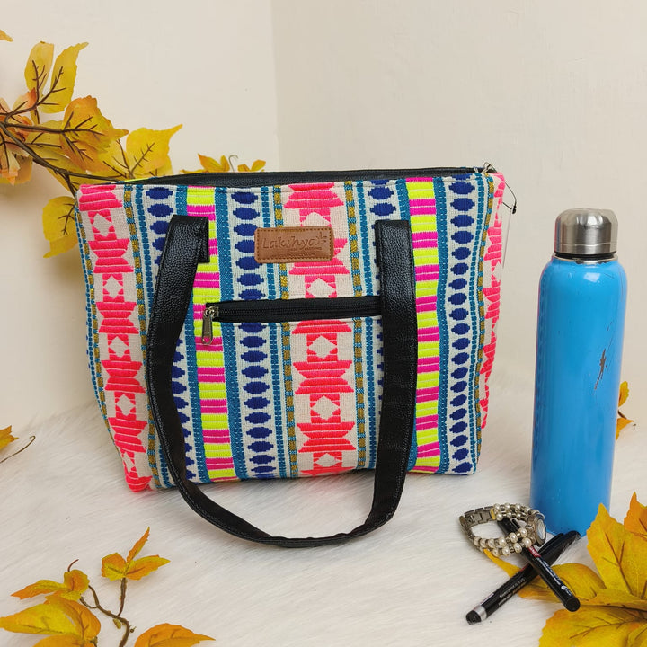 Urban Tote Pink Southwestern Prints with Graphic Design