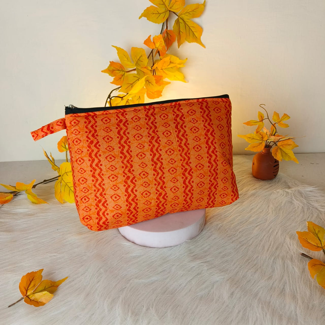 Jumbo Makeup pouch Orange Colour