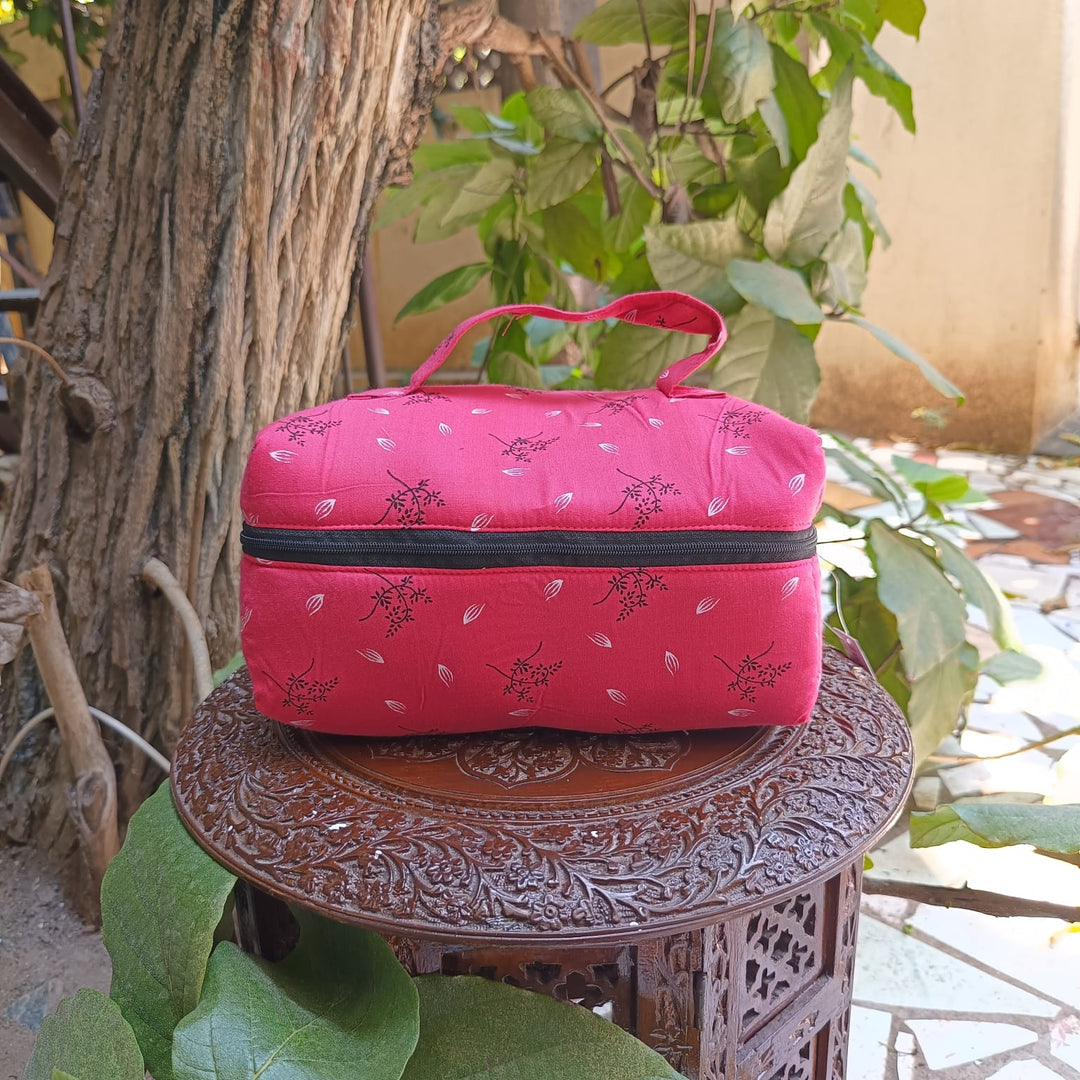 Jewel organizers Pink Colour with Floral Design