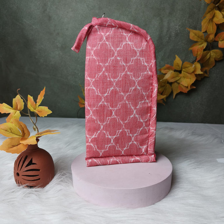 Phone Holder Peach Geometric Print