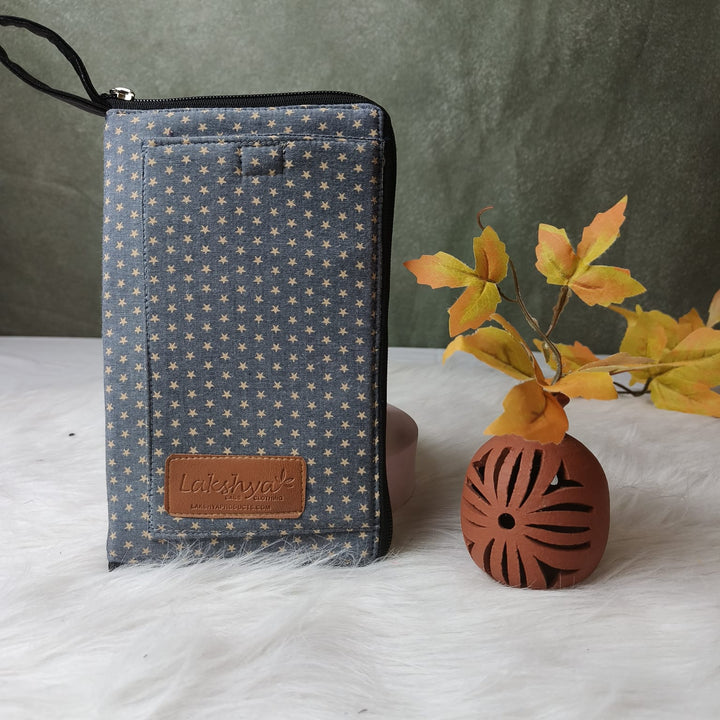 Utility Wallets Grey Stars