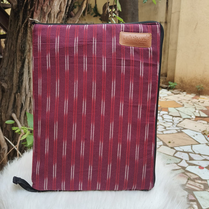 Lap and Doc Station Maroon Ikat