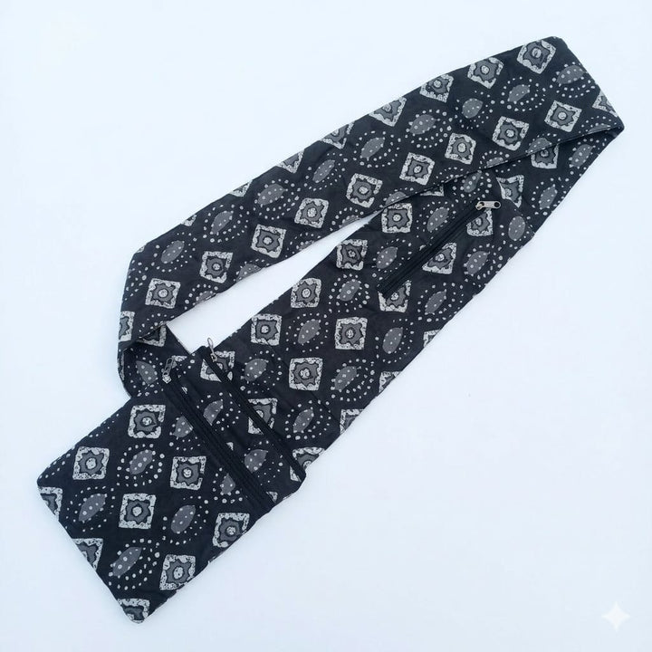 Pilgrim Bag -  Grey geometric print