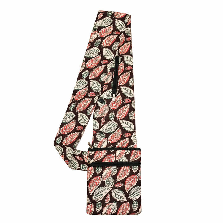 Pilgrim Bag -  Brown with Big Leaves
