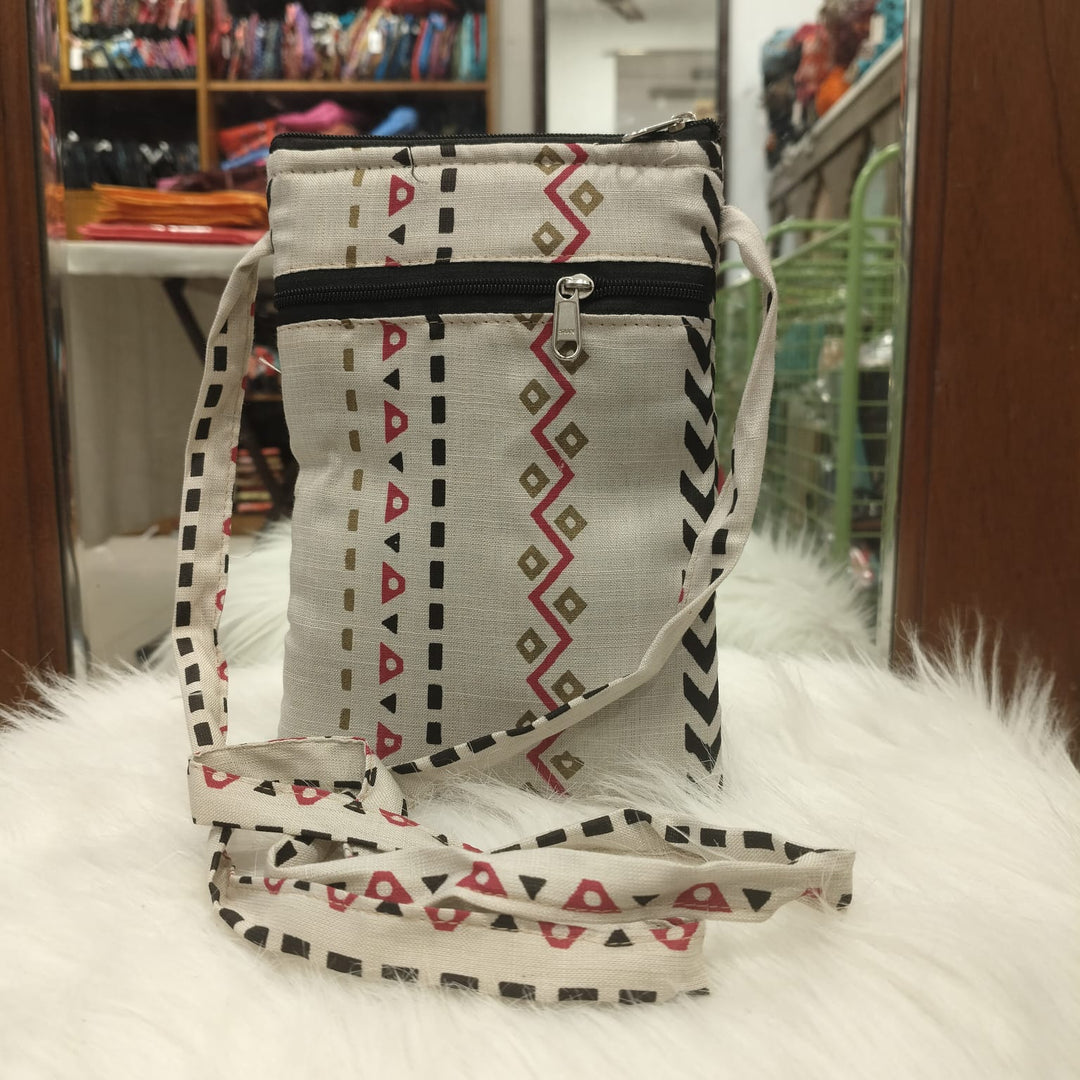 Daily Sling ivory With traiangle shape Design