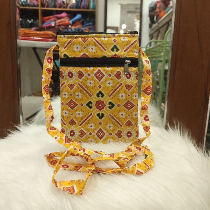 Daily Sling Yellow With Red design