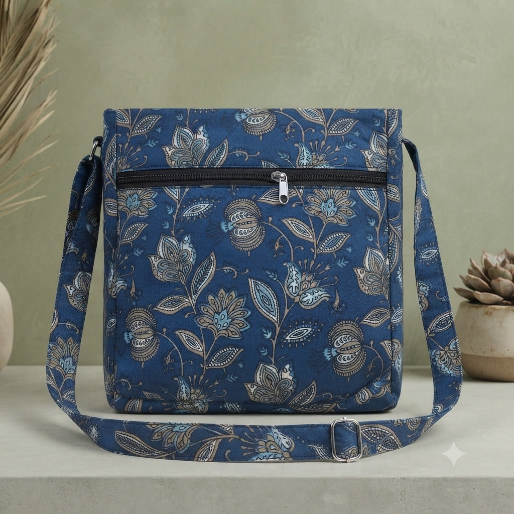 xtra sling - Navy Botanical