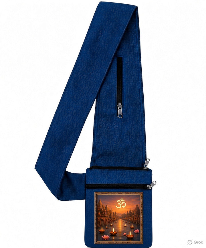 Pilgrim Bag - Kumbh Mela Haridwar Special Blue